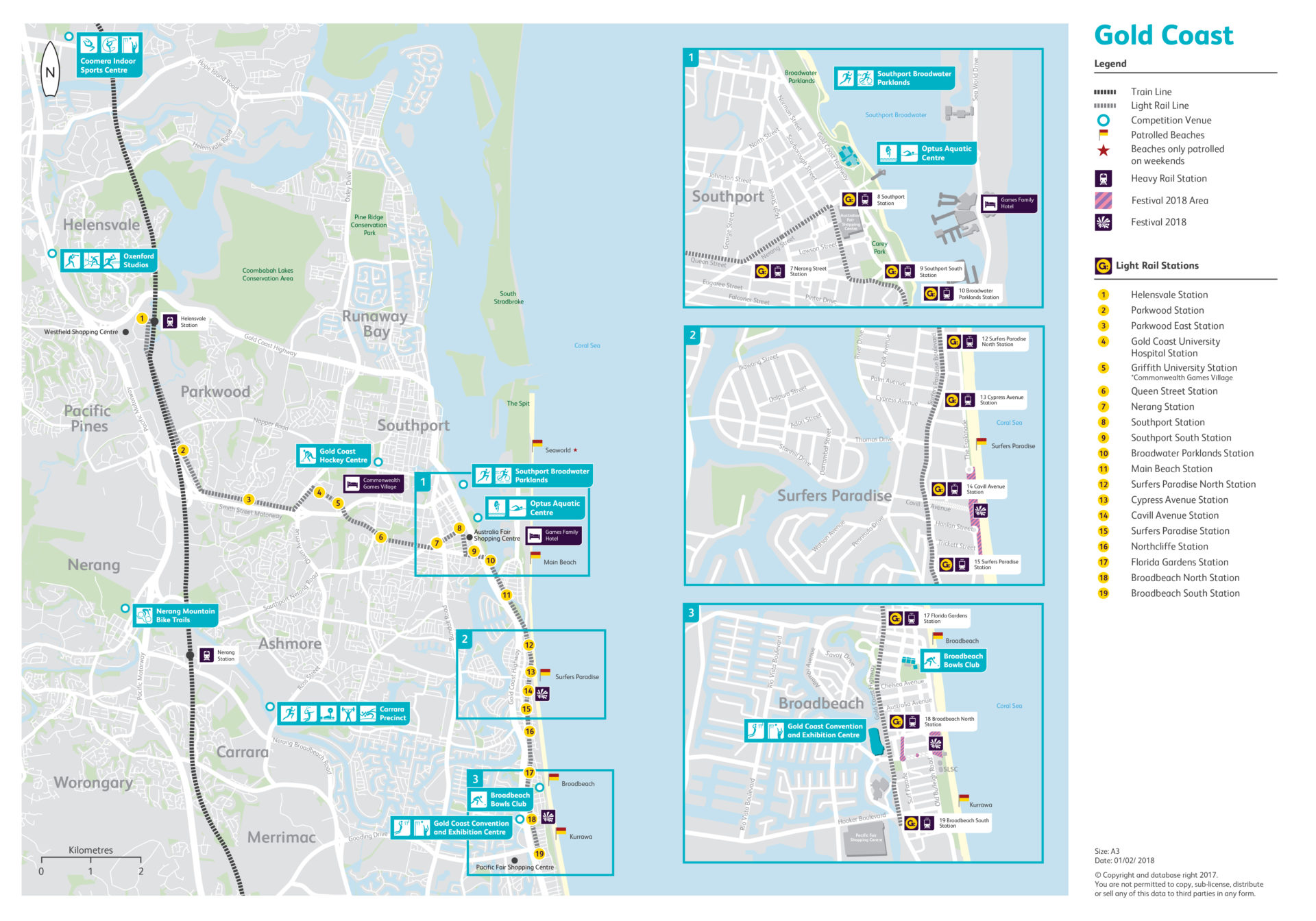 Gold Coast Map